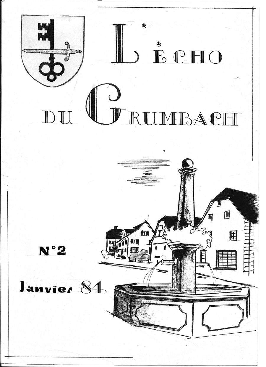 L'écho du Grumbach – couverture du bulletin 2