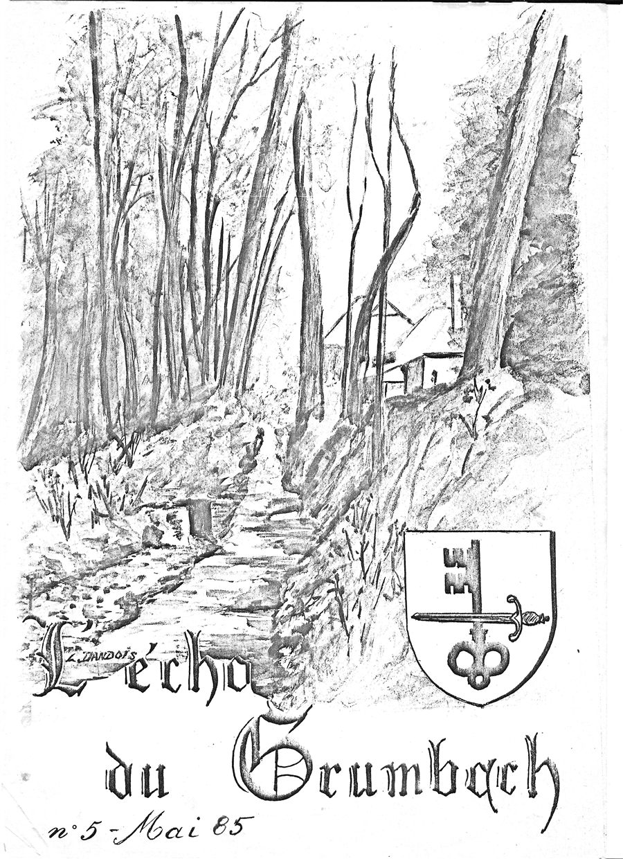 L'écho du Grumbach – couverture du bulletin 5