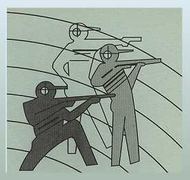 Illustration:série de tireurs