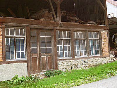 Vue sur l'ancienne menuiserie Kohler