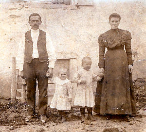 Bauer Albert en famille